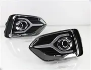 2PCS Yellow Turn Signal Function 12V DRL LED Daytime Running Light Fog Lamp Compatible with Hyundai Accent Solaris 2017 2018 2019 2020