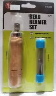 SE 5Pc Diamond Coated Bead Reamer Set Beading Jewelry Repair DF83555 NEW (235A)