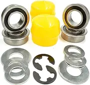 HD Switch Bushing to Bearing Conversion Kit Replaces John Deere D100 D105 D110 D120 D130 D140 D150 D160 D170 Wheel Bearings - Plus Free Hub Caps