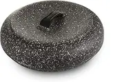 Dexas Microwavable Tortilla Warmer, 8.5"x 8.5"x 2.5" Granite Pattern.Ideal for Tortillas, breads, Pancakes, pita Bread, Corn breads