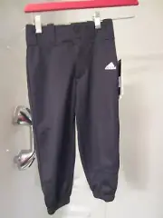 NWT boys pants Adidas Climalite Size XXS relaxed fit black color