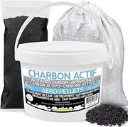 Activated Carbon Pellets Available in 1kg and 2kg Bags / 5kg Buckets, 10kg and 25kg Bags │ High Purity Granules for Air Purification and Filtering Charcoal Filter Aquarium Wine Cellar Extractor Hood
