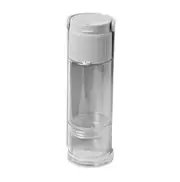 12x Ribbed Portable Pet Bottle in White