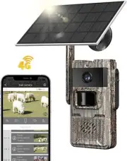 Trail Camera Unlimited Data Plan Cellular Trail Cameras 2K Live Feed 4G Game