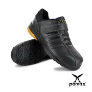 PAMAX 帕瑪斯-【休閒型安全鞋】超彈力氣墊止滑安全鞋、後跟反光設計、黏貼式-PS8902FEH
