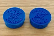 Haro Fusion Pedal Caps - Blue - old school bmx