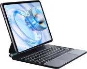 CHESONA iPad Pro 11 Case with Keyboard, Magnetic Stand with Touchpad, Black