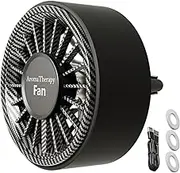 Car Cooling Fan | Car Cooling Clip Fan,Portable Small Cooler with Colorful Light Scent Decoration for Van Vehicle Home Pickup Truck Room