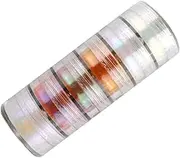 SEWACC 6pcs Chameleon Mica Powder DIY Pearlescent Pigment Epoxy Resin Mica Pigment Set