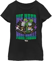 [Fifth Sun] Need More Trolls Girls Short Sleeve Tee Shirt