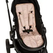 Universal pram liner - Beige Dots