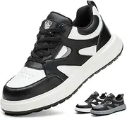 [TULEDUN] Safety Shoes Men's Work Shoes Women Lightweight Sporty Steel Toe Cap Shoes with Steel Toe Cap Protective Shoes
