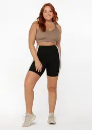 [Lorna Jane] Hold And Mould Sports Bra in Neutrals, Size - Small S Bone