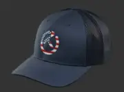 Supa Dupa Patriotic Scotty Cameron Hat - USA Circle T - Mesh Snapback - Navy