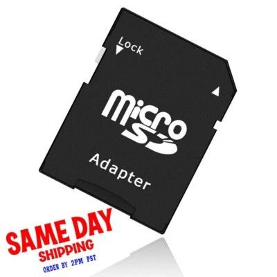 1Pcs Micro SD Adapter TransFlash TF To SD SDHC Memory Card Adapter Converter USA