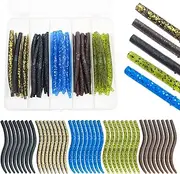 Soft Plastic Fishing Lure Swim Baits Senko Worms Soft Plastic Lures for Crappie Bass Trout
