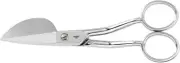 6 Inch Knife Edge Applique Scissors Silver