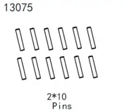 1/10 4Wd Rock Crawler 1001 Land Cruiser Part 13075 Pin 2*10