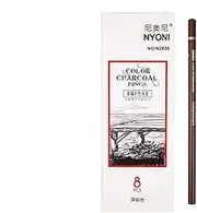 dark brown charcoal pen sketch painting sketch 8 charcoal pens, high gloss charcoal pen