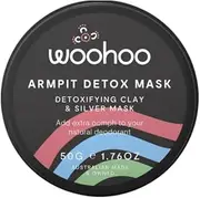 Woohoo Body Armpit Detox Mask Tin, Detoxifying Clay