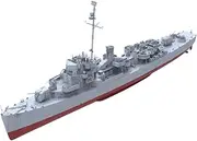 LFC144598S-A 1/144 Military Model Kit USS Buckley Class Coolbaugh Frigate DE-217 Full Hull