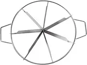 WUISOLQP Slice with Precision Cake Slicer Cutter Divider Bread Cake Portion Marker Pizza Cutting Press Tool Stainless Steel, B