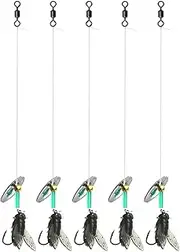 Fishing Lure Kit - Fly Fishing Accessories Fishing Bait Fish Attractant | Fishing Fly Lures, Fishing Flys for Trout, Bass Freshwater, Saltwater, Fishing
