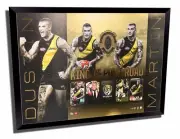 DUSTIN MARTIN RICHMOND 2017 BROWNLOW OFFICIAL AFL PRINT FRAMED MEMORABILIA
