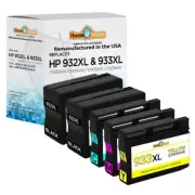 5PK Compatible With HP 932XL HP 933XL Black Cyan Magenta Yellow Ink Cartridge HP