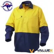 KingGee Workcool 2 Spliced Closed Front Shirt Long Sleeve K54876