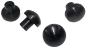 Jandy 3117 Side Wheel Nut 4 Pcs for Jandy Ray-Vac/ Ray-Vac/DM Pool Cleaner Black