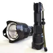 LuxTac High Lumen Flashlight 6000LM High Power USB Rechargeable Flashlight