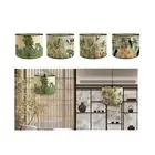 Bamboo Lamp Shades E27 Decorative Drum Lamp Shade for Floor Lamps Desk Lamps