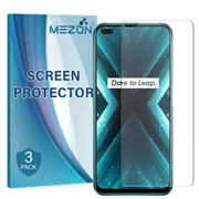[3 Pack] Realme X3 SuperZoom Ultra Clear Screen Protector Film by MEZON – Case Friendly, Shock Absorption (Realme X3 SuperZoom, Clear) – FREE EXPRESS