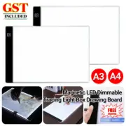 LED Dimmable Tracing Light Box Drawing Board Art Design Pad Copy Lightbox A3 A4