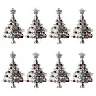 Christmas Tree Napkin Rings Set of 8,for Wedding, Thanksgiving Day, Family4734