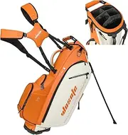 Golf Stand Bag with 14Way Top Dividers, Golf Bags for Men Women, Lightweight Golf Club Bags with Multiple Pockets, Dual Straps
