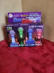 804. NEW STROBING HEX SHOW BOTTLE STOPPERS TURNS BOTTLE INTO A LIGHT SHOW