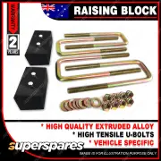 Rear 2 inch 50mm HD Steel Raising Blocks U bolts Kit for Ford Ranger T9