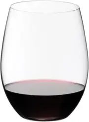 Riedel O Stemless Non-Crystal Cabernet/Merlot Wine Glass, Set of 6