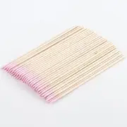 Disposable Micro Applicators Brush,Cotton Swabs Pointed Tip, Tattoo Permanent Supplies, Makeup Cosmetic Applicator Sticks (Pink(500pcs), Long-single pointed head)