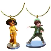 Turning Red Miriam & Priya Ornament Set 3” PVC Figure Figurine Charm Mei Friends