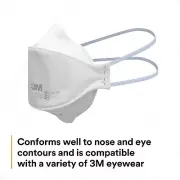 3M Aura 9205+ N95 Particulate Respirator Disposable Protective Mask 1000PCS