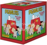 BOX 50 packs 250 Stickers PEANUTS SNOOPY 75 ANNIVERSARY FAMILY Panini Collection