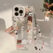 Acrylic Mirror Cute Cat Phone Case Cover for iPhone 16 15 14 12 13 11 Pro ProMax