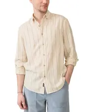 Faherty Regular Fit Button Down Linen Shirt