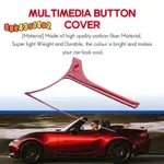 MAZDA 1 套中央控制多媒體按鈕面板裝飾貼紙適用於馬自達 MX-5 MIATA ND 2015-2021