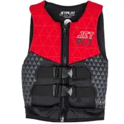Jetpilot Cause Kid's and Youth Neo PFD Life Jacket Vest Red Sizes 3-14