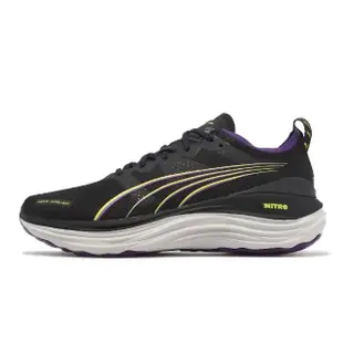 【PUMA】慢跑鞋 ForeverRun Nitro WTR Wns 女鞋 黑 紫 氮氣中底 防潑水 運動鞋(378473-01)