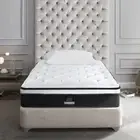 Hypoallergenic Euro Top Mattress Bonnell Spring Bed King Single Size Medium Firm
